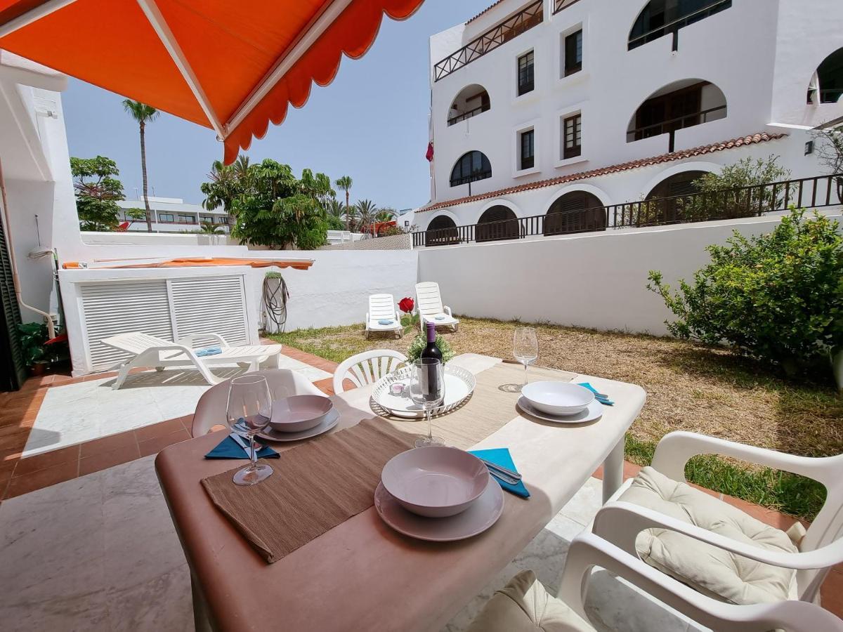 Casa Teide, Ground Floor Apartment Parque Santiago 1, Heated Pool, 100 M To Sea And Beach, Wifi Playa de las Américas Eksteriør billede
